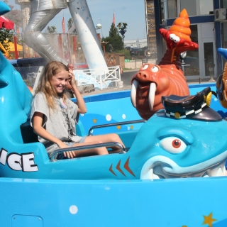Atrakce zábavního parku Merlin´s Kinderwelt  - Flume boat