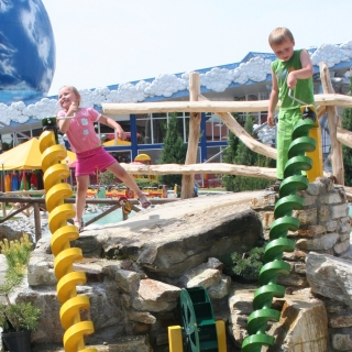 Atrakce zábavního parku Merlin´s Kinderwelt  - Archimédovy šrouby