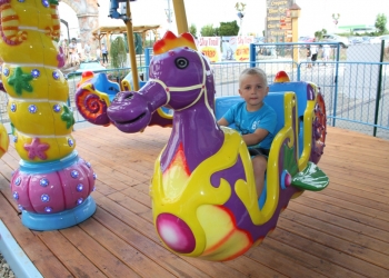 Atrakce zábavního parku Merlin´s Kinderwelt  - Flying seahorse