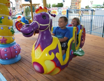 Atrakce zábavního parku Merlin´s Kinderwelt  - Flying seahorse