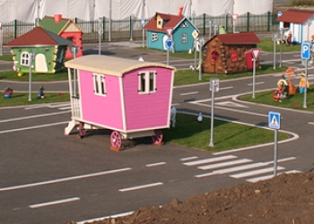 Atrakce zábavního parku Merlin´s Kinderwelt  - Dětská autoškola