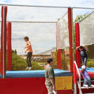 Atrakce zábavního parku Merlin´s Kinderwelt  - Trampolíny
